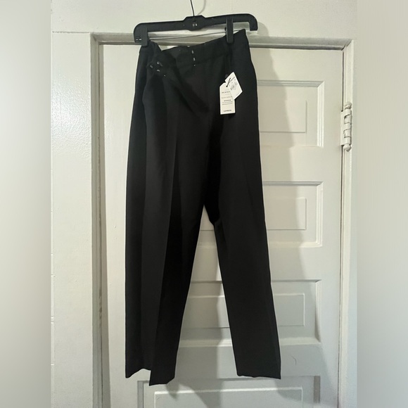 Express Pants - NWT Express Editor Super High Waisted Straight Ankle Pant
Black